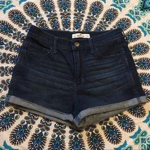 Hollister High Waisted Jean Shorts Size 3